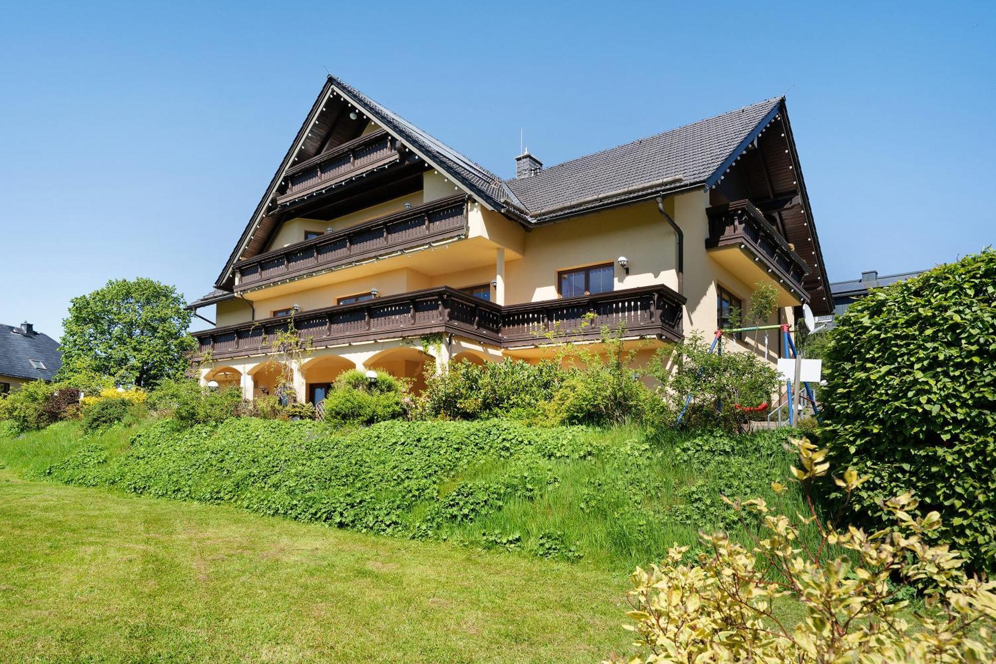Pension Bergblick Marienberg Kültér fotó