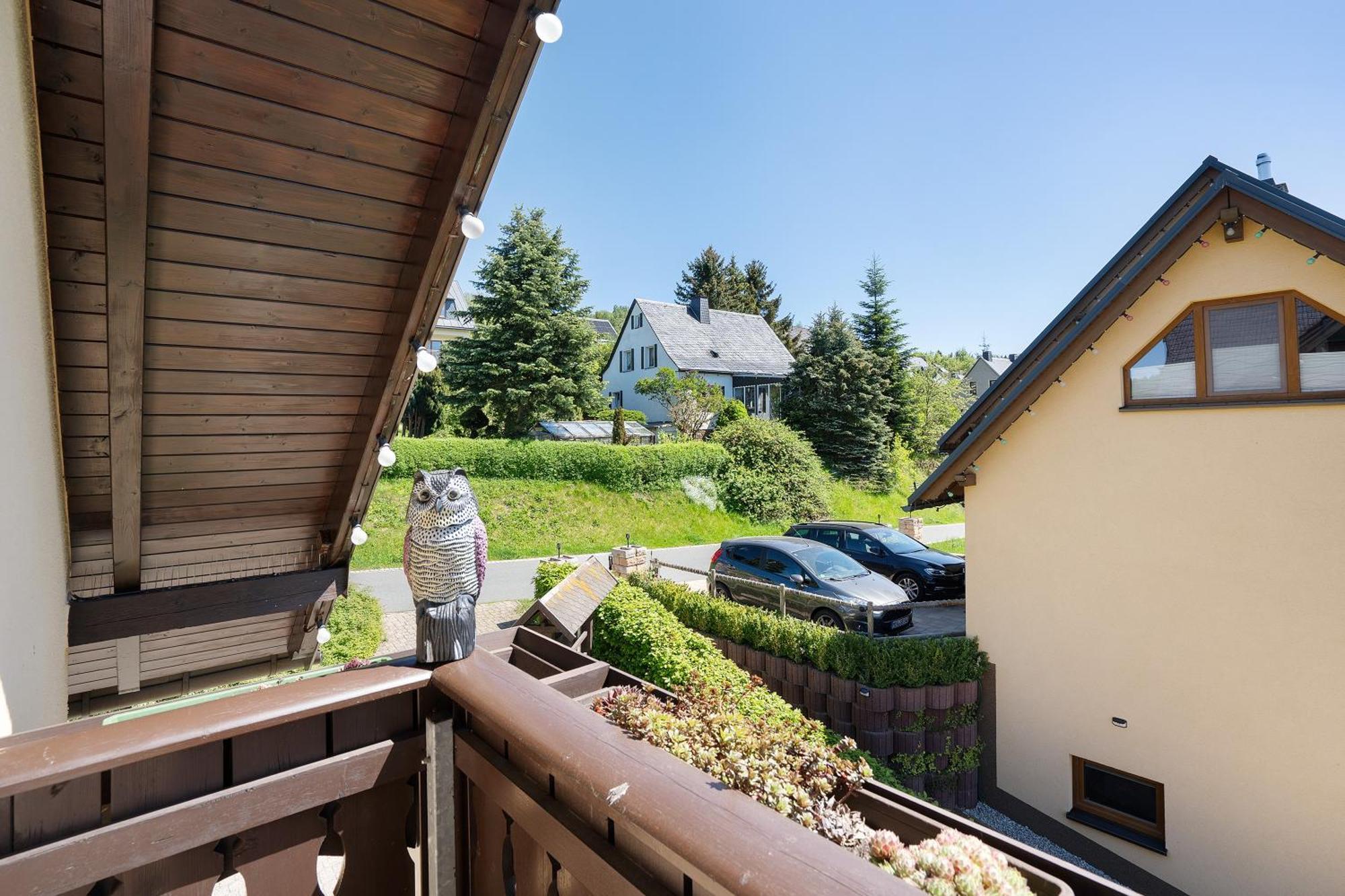 Pension Bergblick Marienberg Kültér fotó