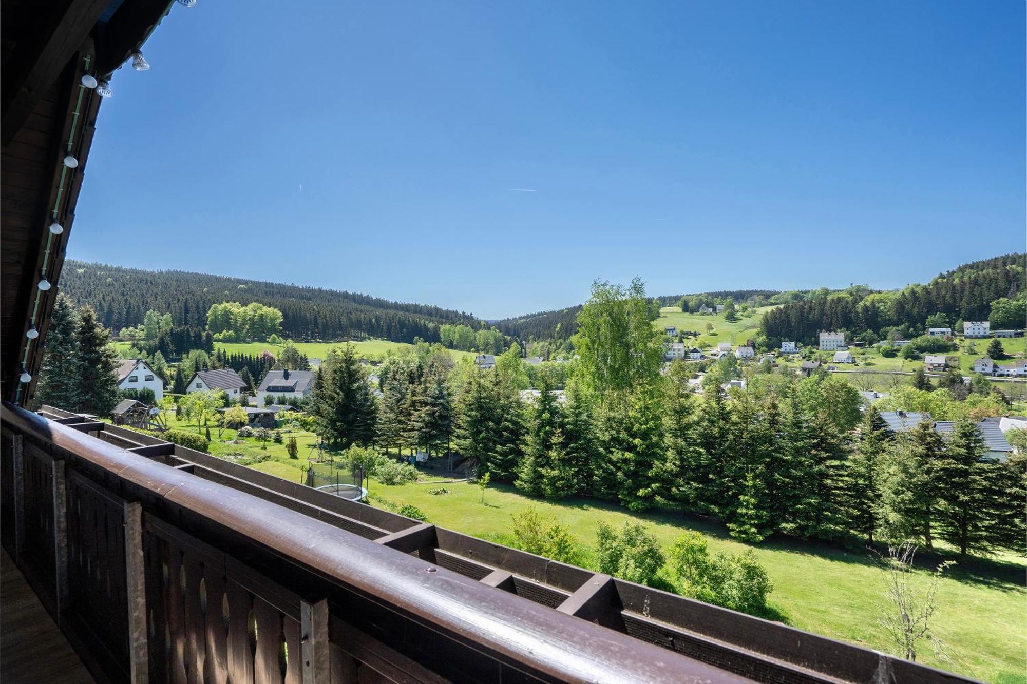 Pension Bergblick Marienberg Kültér fotó