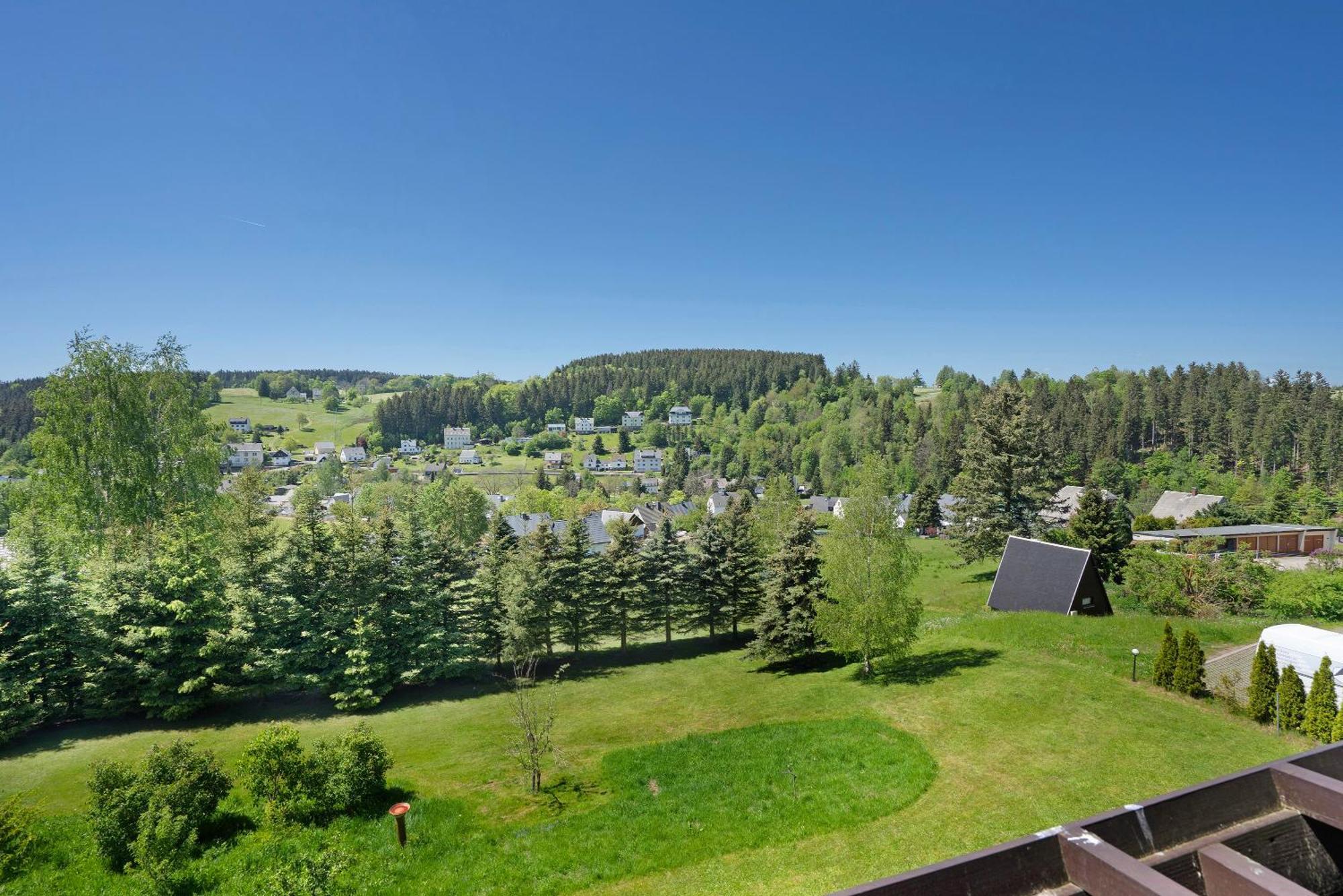 Pension Bergblick Marienberg Kültér fotó