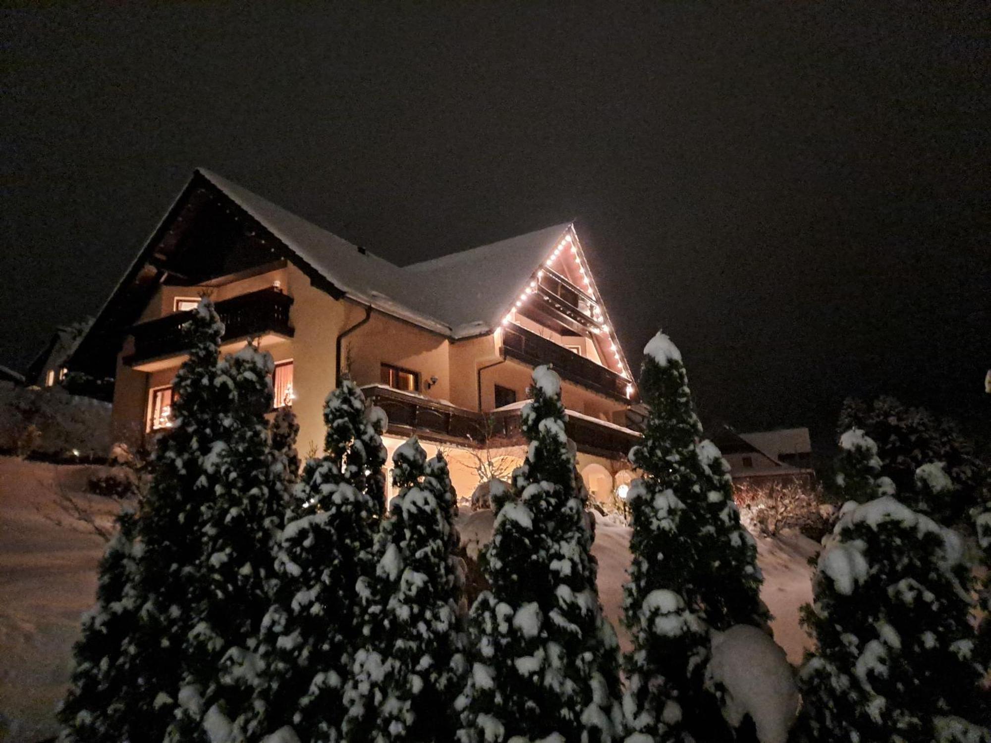 Pension Bergblick Marienberg Kültér fotó