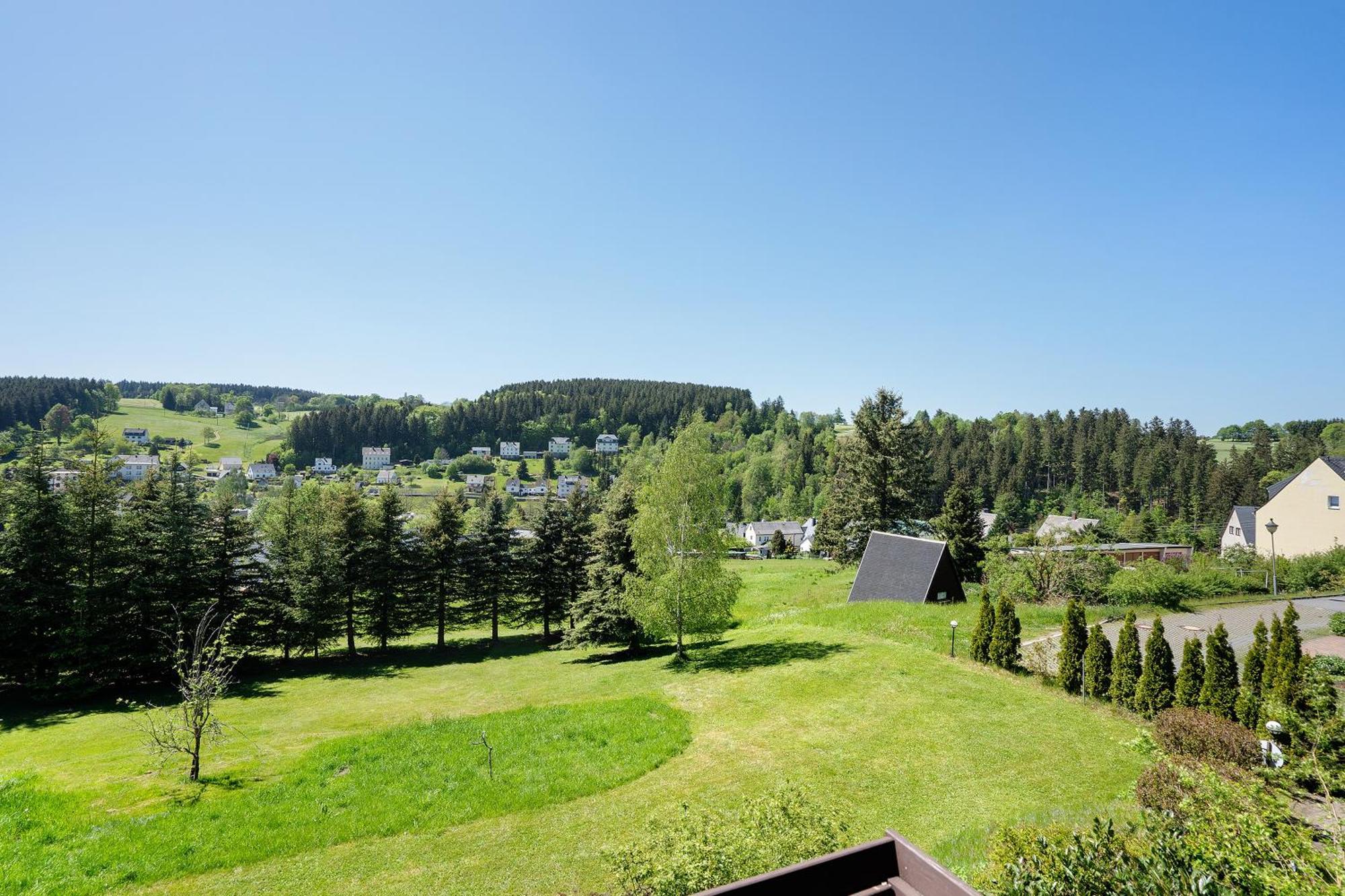 Pension Bergblick Marienberg Kültér fotó