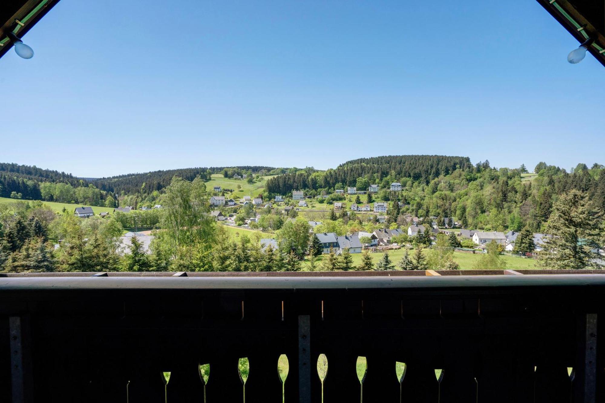 Pension Bergblick Marienberg Kültér fotó