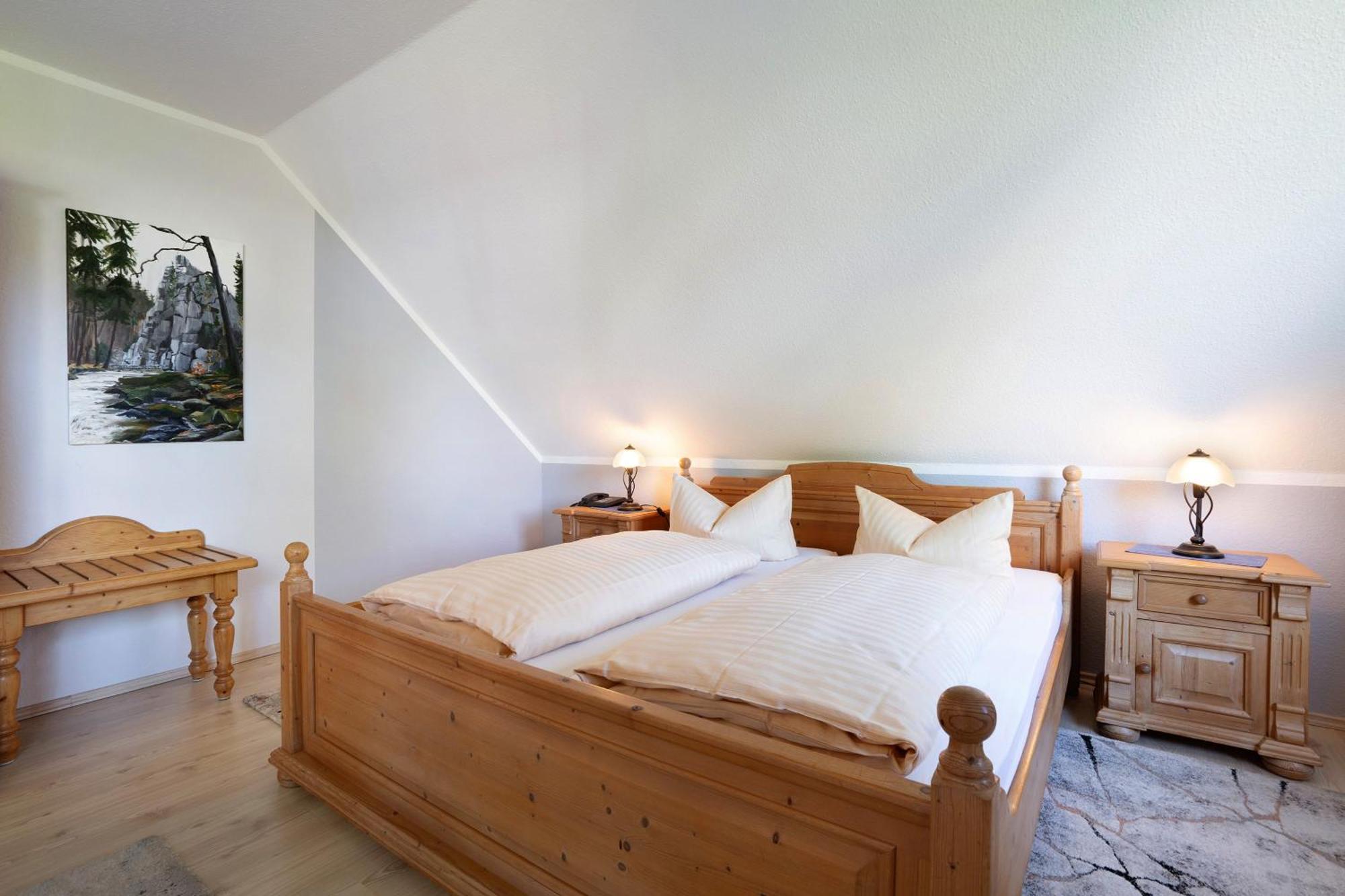 Pension Bergblick Marienberg Kültér fotó