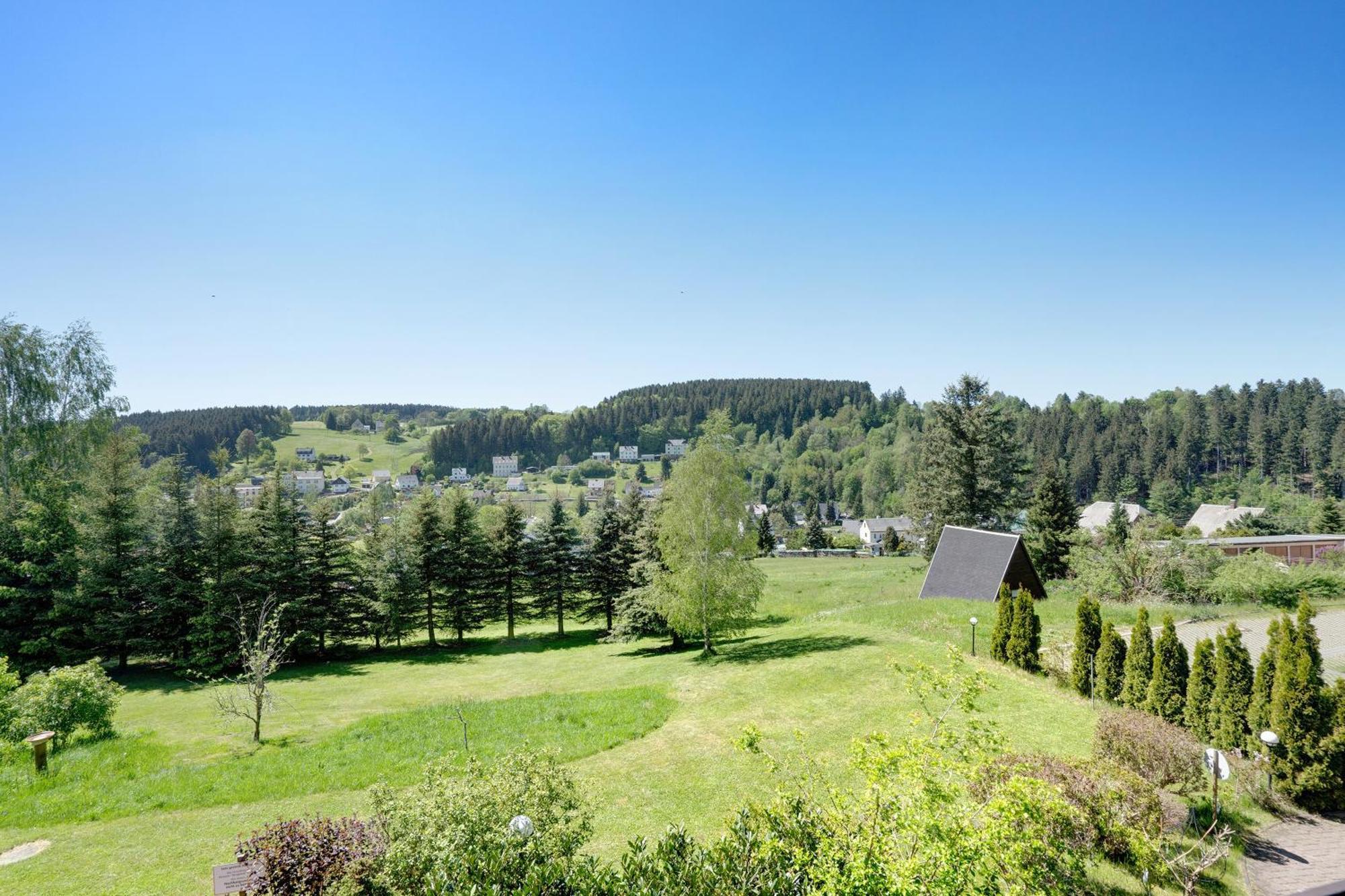 Pension Bergblick Marienberg Kültér fotó