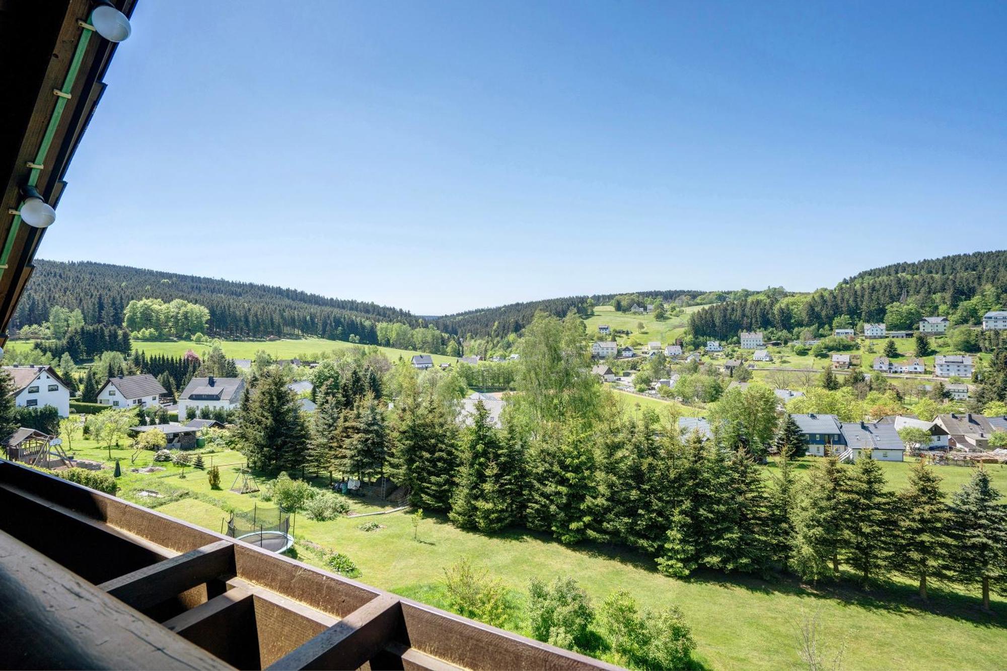 Pension Bergblick Marienberg Kültér fotó